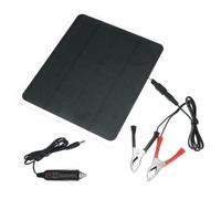 Mini Pannello Solare da 5 W 12 V, Caricabatterie per Pannello Solare USB da 5 V, Caricabatterie Portatile per Mini Celle Solari, Caricabatterie E Mantenitore con Clip A Coccodrillo E Cavi P