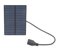 Mini pannello solare portatile da 3W5V - Impermeabile, efficienza del 20%, cavo USB da 25 cm, ideale per telefoni, ventilatori e attrezzature per