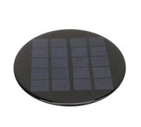 Mini Pannello Solare Rotondo 1.1W 5V 120mm Batteria Ricaricabile 3.7V Piccolo Modulo di Celle Solari in Silicio Policristallino