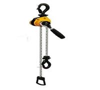 Mini paranco a catena con leva di sollevamento da 250 kg x 1,5 m con borsa, certificato CE, strumento di riparazione pneumatici con blocco leva manuale manuale portatile