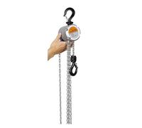 Mini paranco a catena manuale con gancio, capacità 0,25/0,5 tonnellate, sollevamento 3 m, sollevamento manuale del blocco a leva portatile con una grande capacità di carico(0.5T)