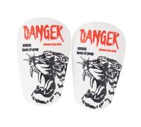 Mini parastinchi da calcio, 2 pezzi, protezione per le gambe, per sport all'aria aperta, XS, bianco