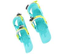 Mini pattini da sci in nylon portatile regolabile breve pattini da neve Skiboard con custodia per gli appassionati di sport invernali all'aria aperta (Small Size)