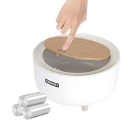 Mini Pattumiera Da Tavolo Con Coperchio A Pressione, Cestino Spazzatura Cameretta Piccolo Con 3 Sacchetti, Cestino Ufficio Pattumiera Bagno Piccola 2 L, Cestino Da Scrivania Piccolo Per Tavolo Auto