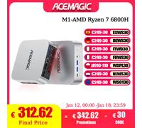Mini PC ACEMAGIC M1 Intel Core i9-11900H/13900HK AMD Ryzen 7 6800H Mini computer Display triplo 4K BT5.2/WiFi 6/Doppio canale