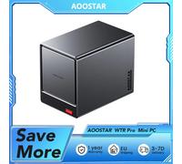 Mini PC AOOSTAR WTR Pro, Ryzen 7 5825U*4,5 GHz, grafica Radeon, DDR4-3200 SODIMM, doppie porte LAN da 2,5 Gbps, BT 5.2 WTR Pro