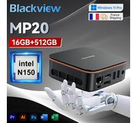 Mini PC Blackview MP20 Intel Twin Lake N150 Computer Desktop fino a 3,6GHz 16GB DDR4 512GB SSD Wifi6 4 Core 4 Thread Windows 11 Pro