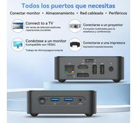Mini PC Blackview MP50 AMD Ryzen 5 3500U 16GB 512GB SSD Vega 8 Windows 11 + Schermo 23.8"