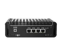 Mini PC Celeron J6413, Firewall Hardware 4 x i226V 2.5GbE LAN, DDR4 2* M.2 NVMe, 2* HDMI 1.4/Type-C Display, Micro Router Appliance supporto Home Office OPNsense AES-NI, slot per schede TF, 8 GB RAM