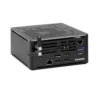 Mini PC Core i7 10850H 6C/12T, Dual Gigabit LAN, 0GB DDR4 RAM 0GB SSD | Mini Desktop Computer with 2x Gigabit LAN(I219-V&I211-AT), HD & DP Dual Display, 6USB TypeC MIC&SPK, Business Office PC