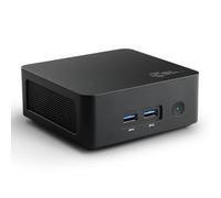 Mini PC CSL Narrow Box Black Windows 11 Famiglia, Intel N100 4X 3400MHz Turbo, 500GB M.2 SSD, 16GB DDR4-RAM, Intel UHD, HDMI 2, USB 3.2, BT 5.2, AX WLAN