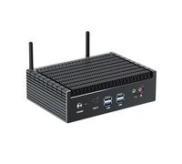 Mini PC Fanless 12th Gen Core i7 1255U, WIN11 pro Pc senza ventola, Dual 2.5Gabit LAN mini pc Linux, Dual HD, DP, USB-C, WiFi6, BT5.2, 32GB RAM 500GB NVME SSD, M.2 NVME Gen 4.0 SSD