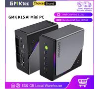 Mini PC GMKtec K15 con Intel Core Ultra5 125U, Barebone AI Senza RAM, Senza SSD, Senza OS, Supporto DDR5, NPU, WIFI6E, BT5.2, Computer Desktop per Gaming