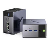 Mini PC GMKtec K16 AMD Ryzen 7 7735HS (8C/16T, fino a 4,75 GHz), Micro PC con 32GB DDR5 6400, SSD PCIe 3.0 da 512 GB, Dual LAN 2,5G/OCuLink/triplo display 4K (HDMI + DP + Type-C), AMD Radeon 680M