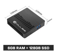 Mini PC M2 Air Intel Gemini Lake N4000 Intel J3710 Windows 11 6 GB RAM 128 GB RO