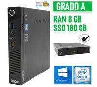 Mini Pc Nuc Fisso Computer Lenovo M93p Tiny I5 4590t 8gb 180gb Windows 10 Pro_