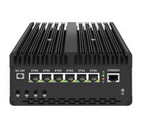 Mini PC senza ventola U7-155H con 2* DDR5/2* M.2 Nvme, computer desktop 6* i226 2.5G LAN, slot SIM_5G, display triplo 4K, WiFi, micro router Appliance, AES-NI, OPNsense, NO RAM NO SSD (NO RAM NO SSD)