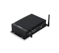 Mini PC senza ventola WIN11 Pro, Mini Desktop PC Core i5 8260U, RS232/485 COM, Dual HD + DP 4K Triple Display, 6 x USB, GPIO, 2 x Lan Port, Wifi, VESA, Industrial Fanless PC 8GB RAM 256GB SSD