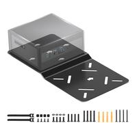 Mini PC VESA/parete/sotto scrivania compatibile con Intel NUC, adatto per Intel NUC Gen 13 Pro 12 Pro 11 10 8 7 6 5, gestione cavi inclusa (nero)