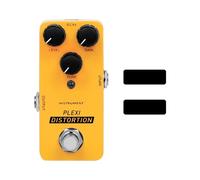 Mini pedale effetti per chitarra elettrica con custodia in metallo, tono amplificatore Rock britannico classico Plexi Distortion, interfaccia I/O da 6,35 mm con True Bypass per
