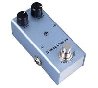 Mini Pedale Effetto per Chitarra, Processore Audio Mini Effettore con Regolazione Accurata di Tipo Singolo per Prestazioni di Chitarra Elettrica (Coro analogico(07))