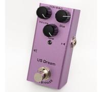 Mini pedale per effetti per chitarra True Bypass, Vintage Overdrive, Distortion, Analog & Digital Delay, Classic Chorus, Phaser, Tremolo - Pedaliera portatile compatta per chitarra elettrica (04-US