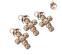 Mini pendente massonico a sfera trasformante, regalo da collezione massone vintage, design retrò incernierato con simboli incisi, per fratello, migliore amico (3Pcs)