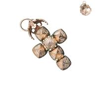 Mini pendente massonico a sfera trasformante, regalo da collezione massone vintage, design retrò incernierato con simboli incisi, per fratello, migliore amico (1Pcs)