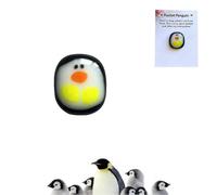 Mini Penguin Glass Hug Cute Animal Gift with Card for Special Occasions