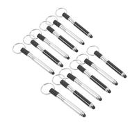 Mini Penna Portachiavi a Forma di Penna, 12 Pezzi, Nero