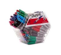 Mini pennarelli permanenti Sharpie, punta fine, colori assortiti, 36 pezzi - NUO