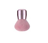 Mini pennelli da trucco rosa per fard, pennello piccolo da viaggio a forma di fungo, pennello kabuki per cipria minerale, crema per contouring, crema o cosmetici liquidi pennelli per il viso