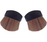 Mini pennello per fard, 2 pennelli piccoli per trucco viso, pennelli per fard, pennelli da trucco e strumenti