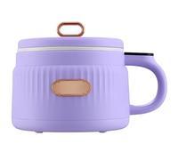 Mini Pentola Elettrica, Fornello da Viaggio Portatile Antiaderente da 1,6 Litri, Pentola Multifunzione per Ramen/Bistecca, con Protezione da Surriscaldamento, Protezione da Bollitura A Secco, per