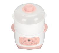 Mini Pentola per Zuppa di Porridge Bollito, Pentola per Stufato Elettrica Piccola Intelligente da 200 W Pentola per Stufato Interna Automatica in Ceramica Impedisce la