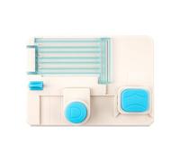 Mini perforatrice con lettere dell'alfabeto per biglietti fai da te, album di ritagli, decorazioni per feste, perforatrici per creare lettere, numeri, progetti fai da te personalizzati, striscioni