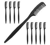 Mini Pet Grooming Kit - 10PCS Small Animal Brush Set | 5cm Compact Comb with Flexible Bristles Handle with Gentle Massage Feature for Rabbits Hamsters Ferrets Guinea Pigs Indoor Care