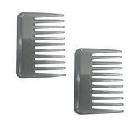 Mini pettine a denti larghi, piccolo pettine da viaggio per districare i capelli e la barba, pettine tascabile per capelli ricci bagnati e asciutti, pettine districante per uomini e donne fatto a mano