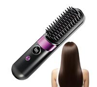 Mini pettine caldo - 20,3 x 4,5 cm, materiale PET ABS riduttore , spazzola per capelli lisciante | Kit professionale per la cura della per donne e genitori, compatto da viaggio