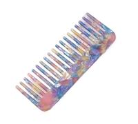 Mini pettine colorato for acido acetico a denti larghi da 2 pezzi, setole in plastica, strumento for lo styling for capelli ricci, spessi, lunghi e bagnati, tipo normale Per Uso In Salone(Violet Blue)