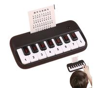 Mini Piano portatile - 15 Note Educational Tastiera, strumento musicale pieghevole | di gioco di toni versatili, giocattolo musicale da viaggio per bambini, primo strumento di apprendimento mu