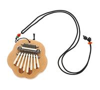 Mini Pianoforte A Pollice in Legno 8 Note Kalimba Portatile Piccolo Strumento Musicale Per Principianti