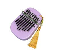 Mini Pianoforte Da Dita In Legno Kalimba A 8 Note Strumento A Tastiera Delicato E Facile Da Imparare In Marrone E Viola Kalimba Professionale(Purple)