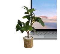 Mini Pianta - Modello Verde In 1:6, Ornamento In Vaso In Miniatura Per Casa Delle Bambole, Decorazione Realistica Con Foglie Verdi Per Artigianato Fai Da Te, Scaffale Per Scrivania, Mobili Per D