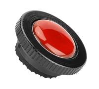 Mini piastra a sgancio rapido rotonda in lega di alluminio per treppiede Manfrotto Compact Action (rossa) - Leggera, resistente e facile da usare