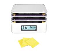 Mini piastra calda preriscaldamento stazione strumento portatile 65W stazione di riscaldamento di saldatura con 3 spugne