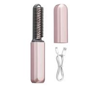Mini piastra lisciante per capelli, strumenti ricaricabili per lisciare e pettinare, spazzola termica per capelli, per donne e ragazze, per casa, viaggi, affari, ufficio, lavoro
