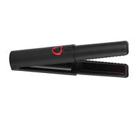 Mini Piastra per Capelli a Ioni Negativi, Mini Arricciacapelli in Ferro Piatto Senza Fili per Capelli Corti e Scoppi, con 3 Temperature Regolabili 160, 180, 200 ℃(Nero)