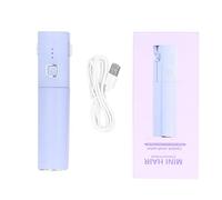 Mini Piastra per Capelli, Bacchetta per Styling Portatile per Capelli Ricci Lisci Anni '30 Riscaldamento Rapido Antiscottatura, Interfaccia di Tipo C Design Compatto per Casa e