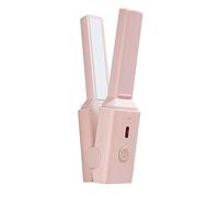 Mini Piastra per Capelli Bigodino Portatile USB Riscaldamento Rapido Strumento per lo Styling in Ferro Piatto, Design Ergonomico, Utilizzo Versatile (PINK)